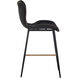 Lyla 37 inch Antique Black Counter Stool, Set Of 2